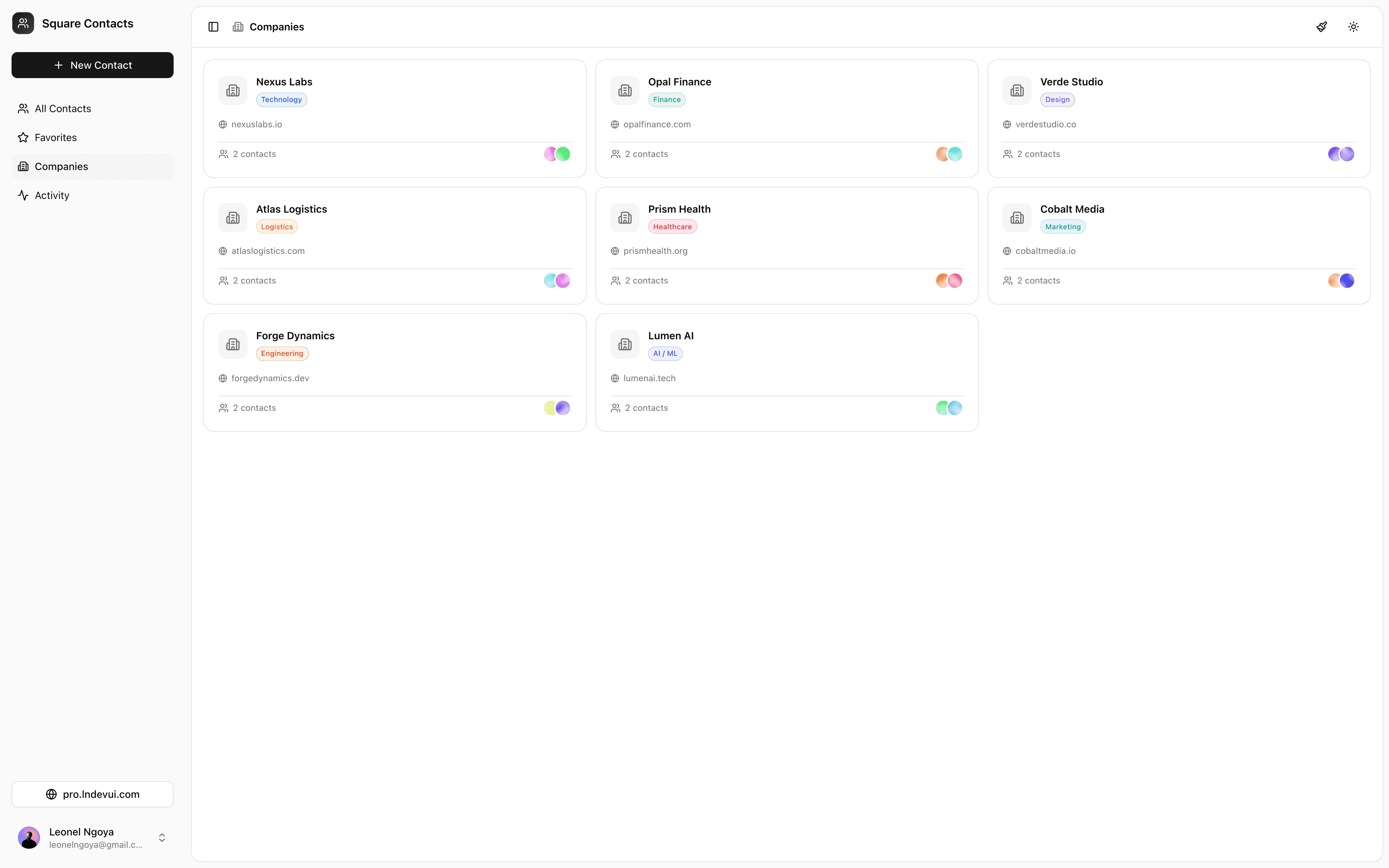 Contacts screenshot 6